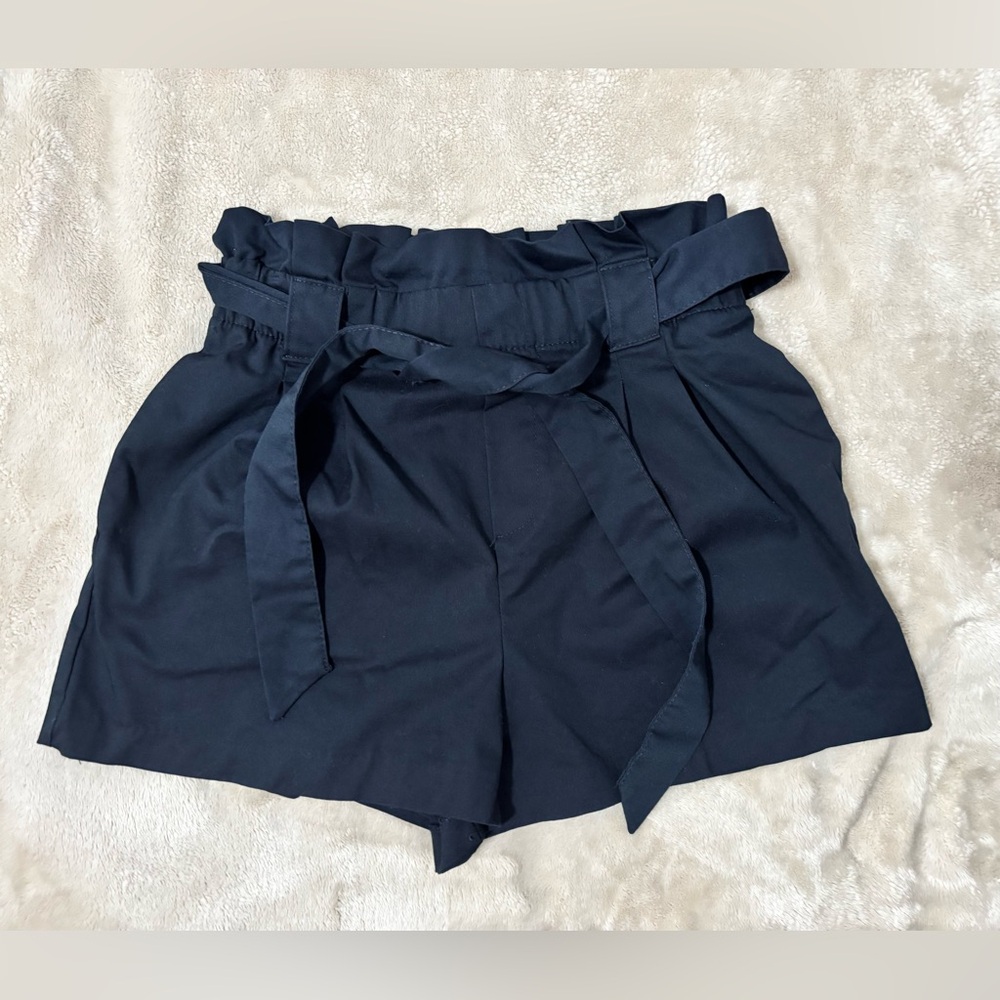 Zara Black High Waist Shorts